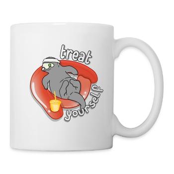 Conférences Tazz | Offrez-vous - Mug blanc - blanc - Droite