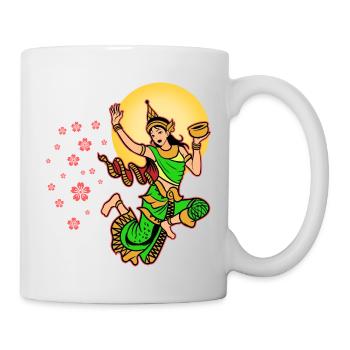 Cambodge Khmer Nouvel An Choul Chnam I Cadeau - Mug blanc - blanc - Droite