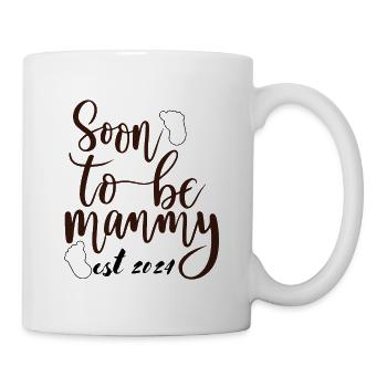 Soon to be mom pregnancy announcement - Mug - white - Right