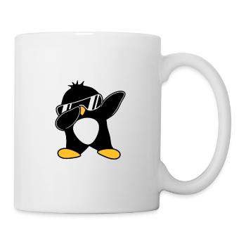 Just A Boy Who Loves Penguins Dabbing Pinguin Dab - Tasse - Weiß - Rechts