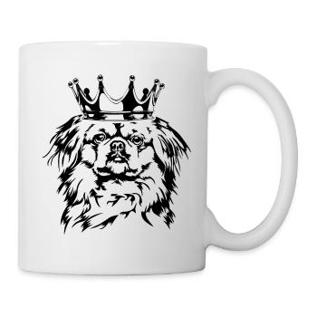 Chiens de la couronne pékinois Wilsigns - Mug blanc - blanc - Droite