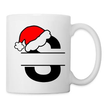 Alphabet Noël Lettre S a personnaliser - Mug blanc - blanc - Droite
