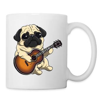 Pug Guitarist - Mug - white - Right