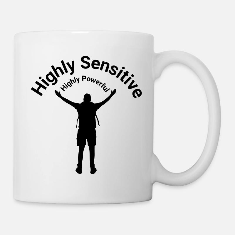 Hochsensibel - Tasse - Weiß