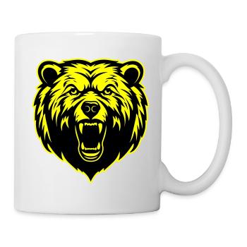 Grizzly Bear Head - Mug - white - Right