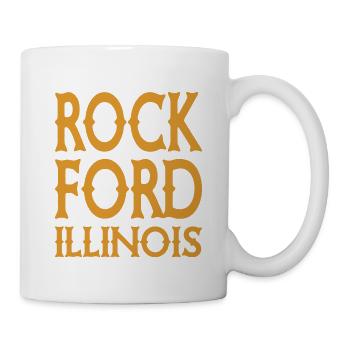Rockford - Illinios - États-Unis États-Unis États-Unis - Mug blanc - blanc - Droite