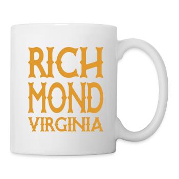 Richmond - Virginie - États-Unis USA - Mug blanc - blanc - Droite