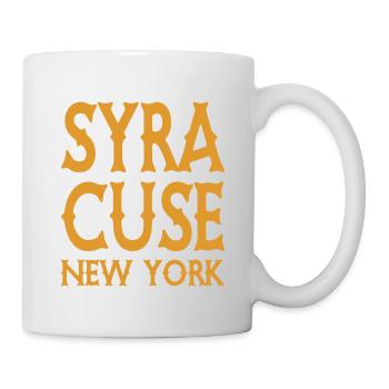 Syracuse - New York - États-Unis USA - Mug blanc - blanc - Droite