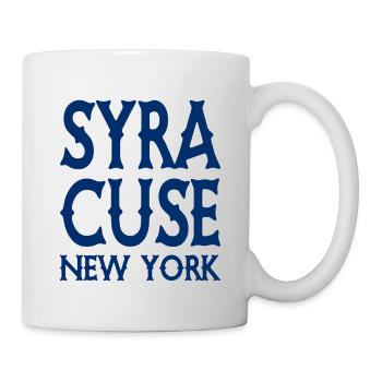 Syracuse - New York - États-Unis USA - Mug blanc - blanc - Droite