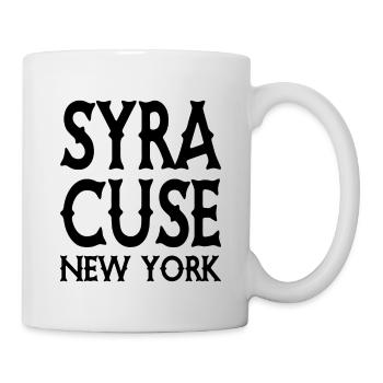 Syracuse - New York - États-Unis USA - Mug blanc - blanc - Droite