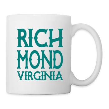 Richmond - Virginie - États-Unis USA - Mug blanc - blanc - Droite