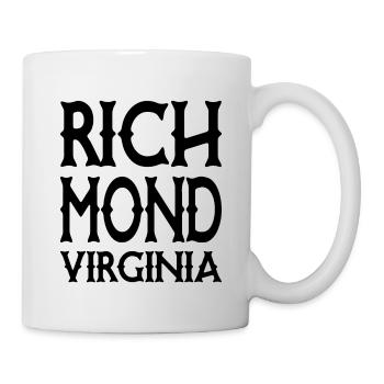 Richmond - Virginie - États-Unis USA - Mug blanc - blanc - Droite