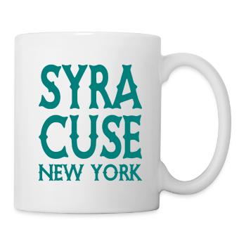 Syracuse - New York - États-Unis USA - Mug blanc - blanc - Droite