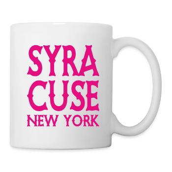 Syracuse - New York - États-Unis USA - Mug blanc - blanc - Droite