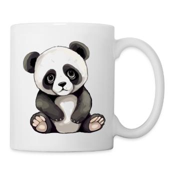 Filo, der Baby-Panda - Tasse - Weiß - Rechts