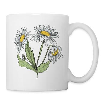 Cottagecore flower moon daisy - Mug - white - Right