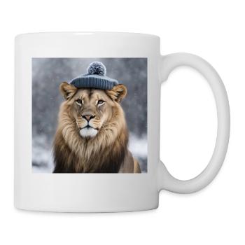 „Líon Baguettè.“ - Tasse - Weiß - Rechts