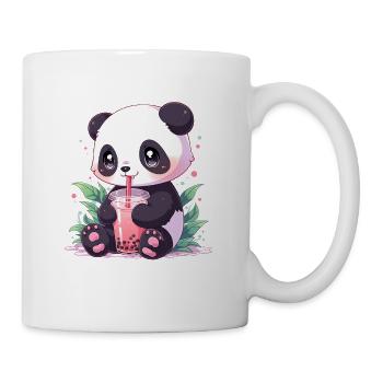 Kawaii Panda bubble tea boba tea - Mug - white - Right