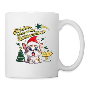 Noël Encore Chat Catmas Drôle Laid - Mug blanc - blanc - Droite