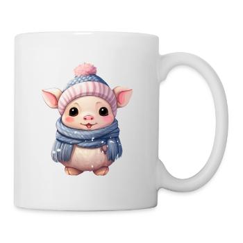 Winter Magic Piglet Design - Mug - white - Right