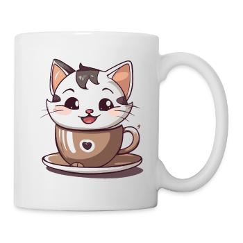 Chatcolate #1 - Mug blanc - blanc - Droite
