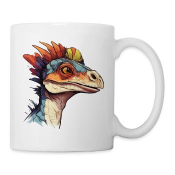 Der coolste Dino der Welt! - Tasse - Weiß - Rechts