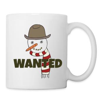 SCHNEEMANN WANTED - Tasse - Weiß - Rechts