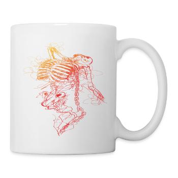Chained Skeleton - Mug - white - Right