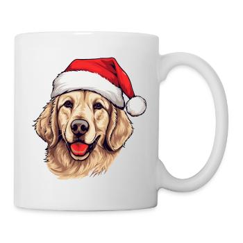 Golden Retriever Dog Christmas - Mug - white - Right