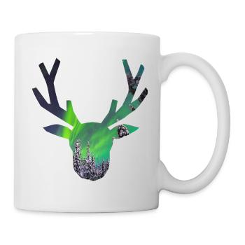 Polar Elch 2 Aurora - Tasse - Weiß - Rechts