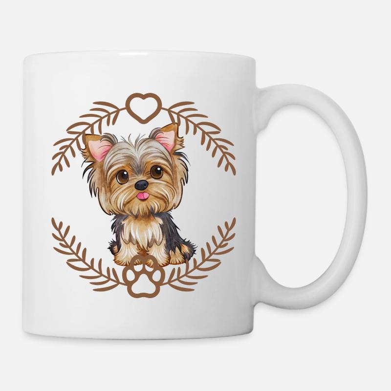 Yorkshire Terrier - Mug - white