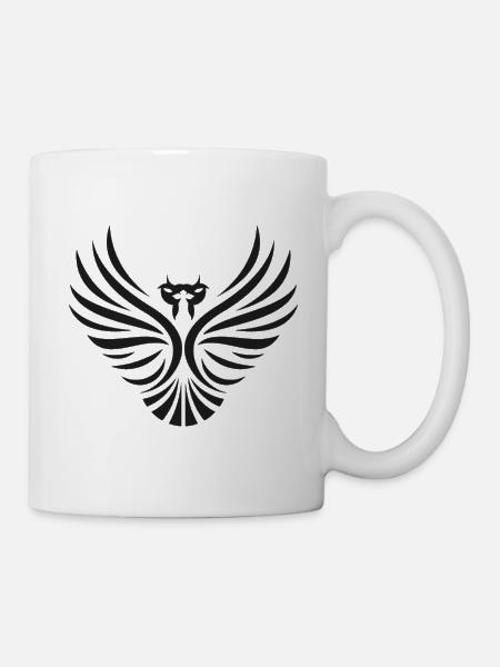 Magischer Vogel - Tasse - Weiß