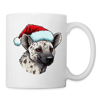 Hyena Christmas Animal Head - Mug - white - Right