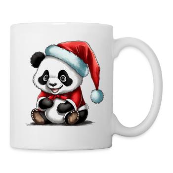 Adorable Panda de Noël - Mug blanc - blanc - Droite