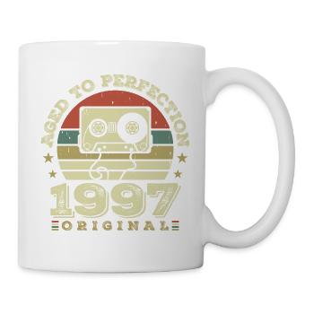 Original Vintage Jubiläumsgeschenkidee 1997 - Tasse - Weiß - Rechts