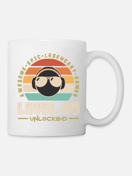 Level 40 - Mug blanc - blanc