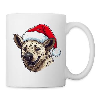 Hyena Christmas Animal Head - Mug - white - Right