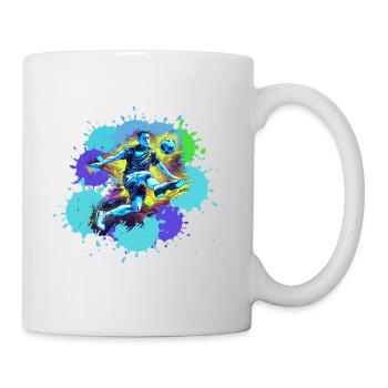 Handball, handballer, Beachhandball,Graffiti - Tasse - Weiß - Rechts