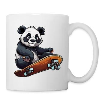 Panda / Animal / Zoo / Bamboo / Wild / Childlike - Mug - white - Right