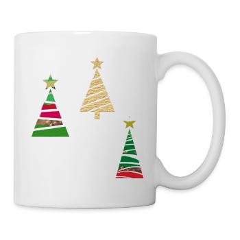 Sapins de Noël - Mug blanc - blanc - Droite