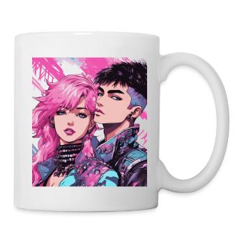 80s Fashion - Mug - white - Right