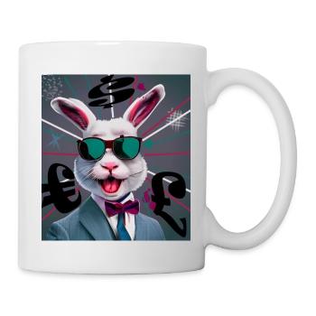 Kaninchen-Geschäft - Tasse - Weiß - Rechts