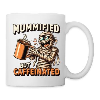Caffeinated Mummy - Coffee lovers gift - Mug - white - Right