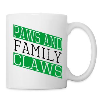 team family bitcoin miner father whiskers - Tasse - Weiß - Rechts