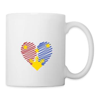 Philippines drapeau philippin fierté je cadeau - Mug blanc - blanc - Droite
