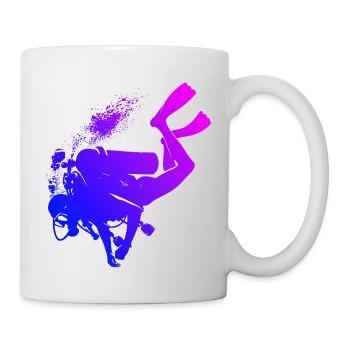 Diving Scuba Diver Diving Free Dive - Mug - white - Right