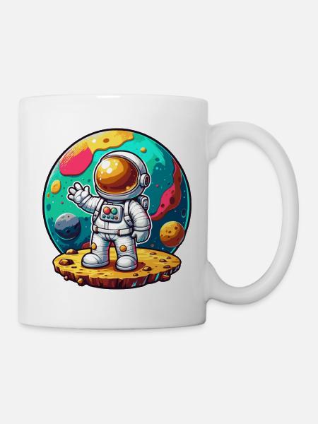 Petit astronaute - Mug blanc - blanc