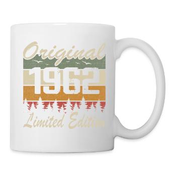 Vintage Geburtstag Original Geschenkidee 1962 - Tasse - Weiß - Rechts