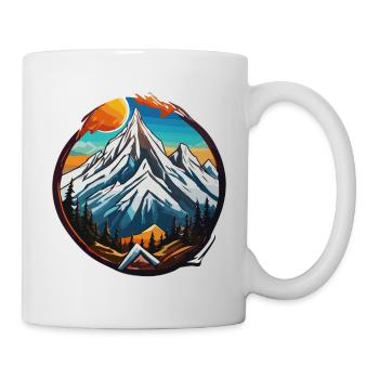 Mountain / Alps / Summit / Nature / Forest / Rock - Mug - white - Right