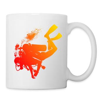 Women's Free Dive Diver Scuba Diver Scuba Diving - Mug - white - Right